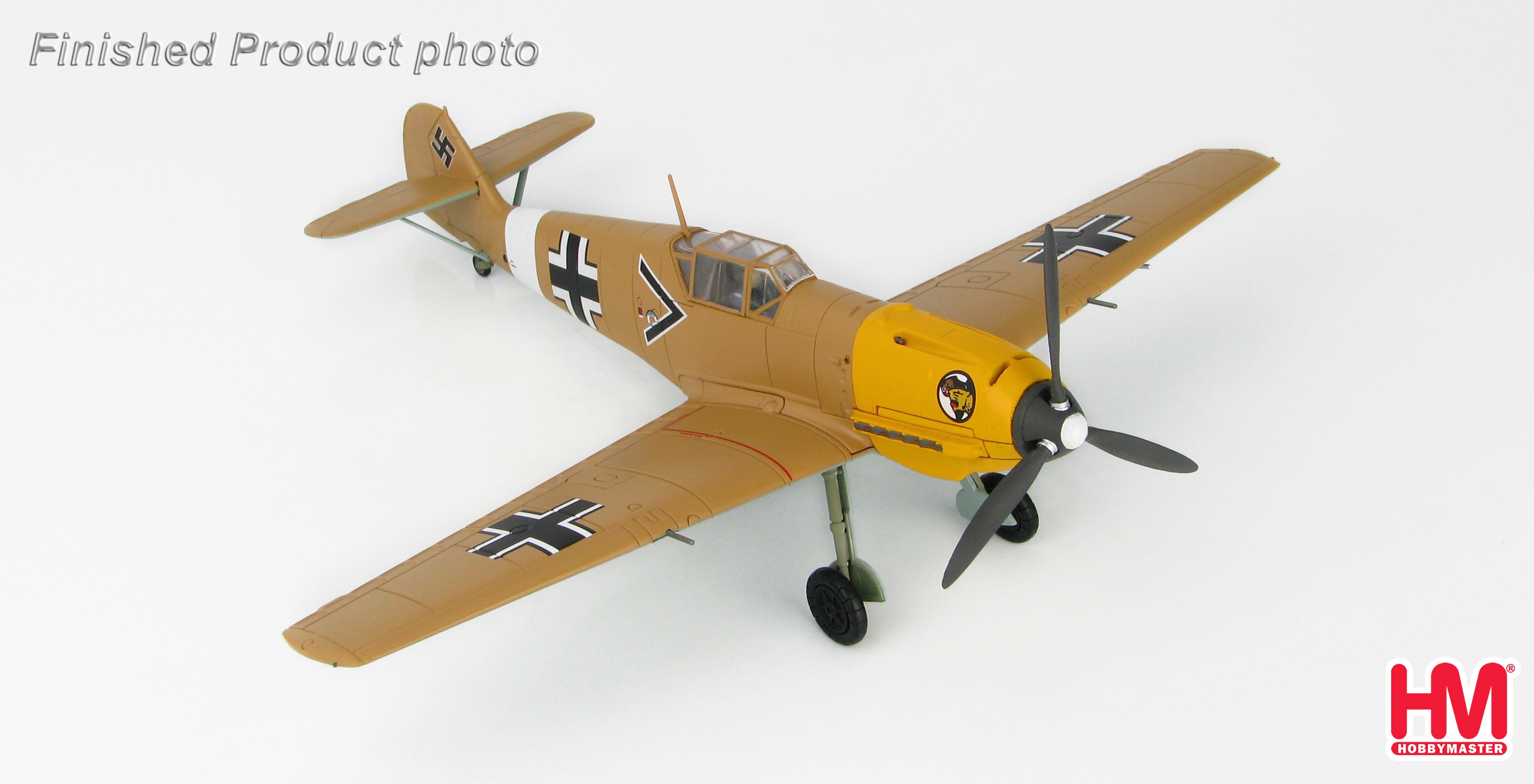 Bf109E-7/Trop (Tropical specification) German Air Force 27th Fighter Wing I Squadron Commander Ludwig Franziske, December 1941, 1/48 [HA8704]