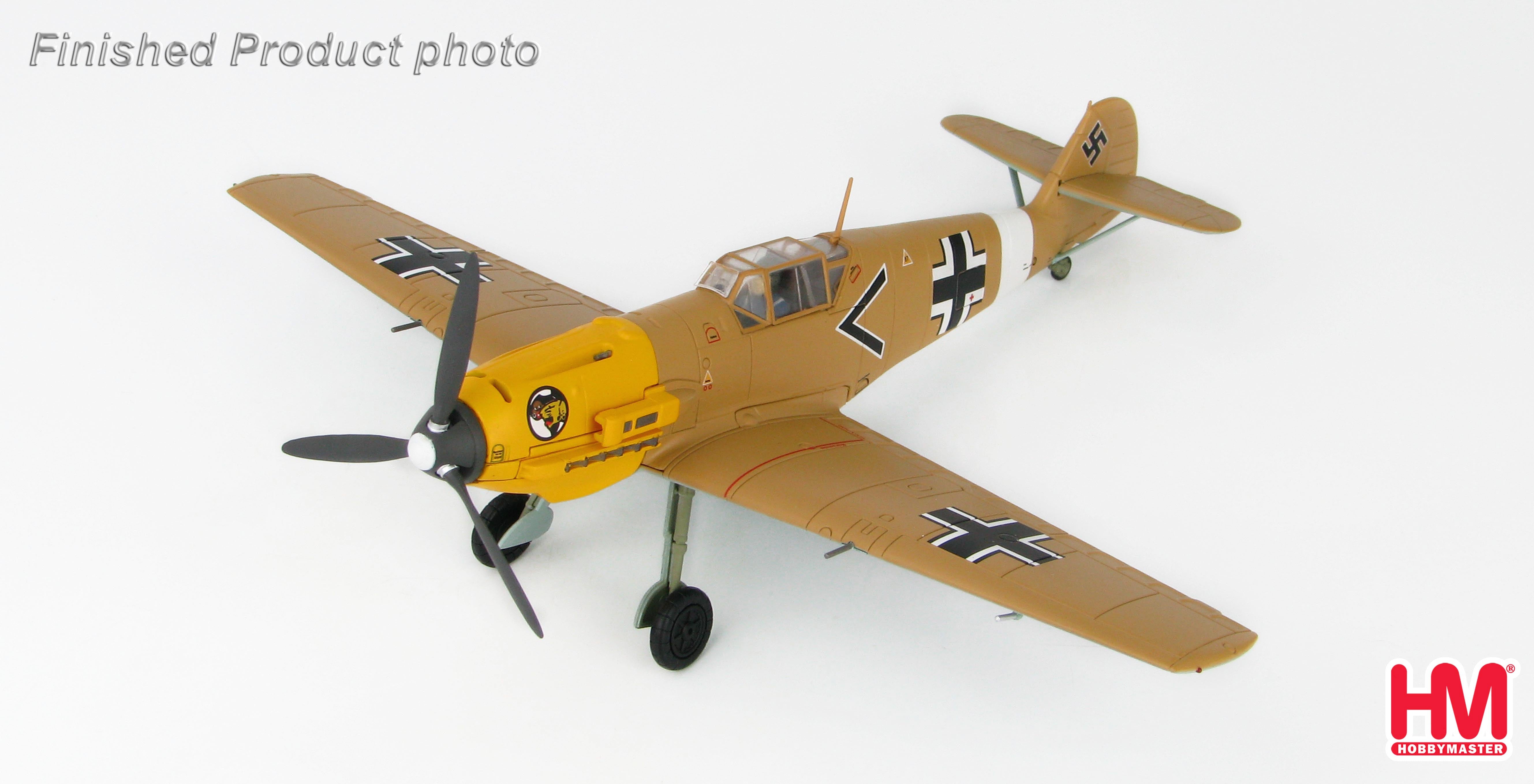 Bf109E-7/Trop (Tropical specification) German Air Force 27th Fighter Wing I Squadron Commander Ludwig Franziske, December 1941, 1/48 [HA8704]