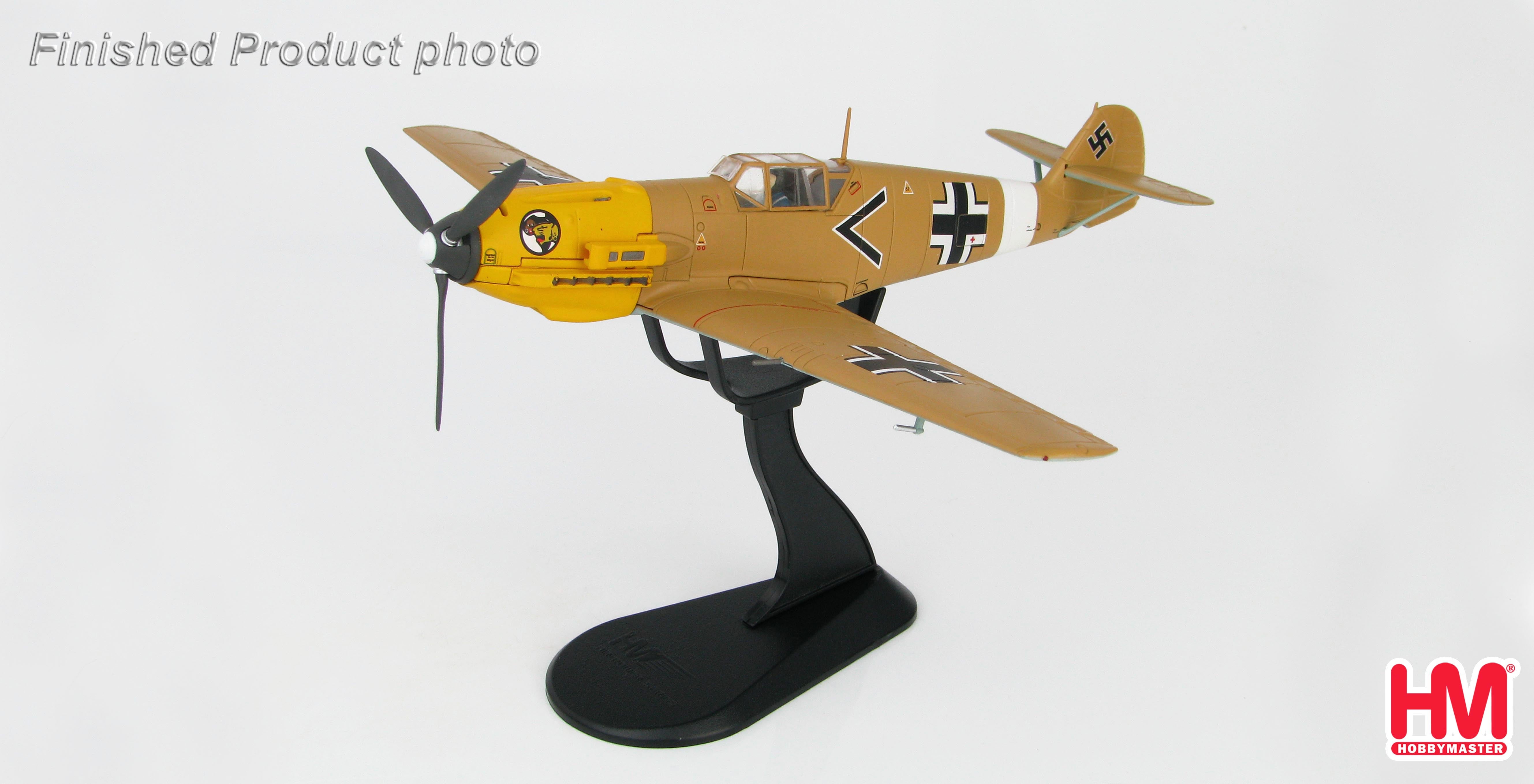 Bf109E-7/Trop (Tropical specification) German Air Force 27th Fighter Wing I Squadron Commander Ludwig Franziske, December 1941, 1/48 [HA8704]