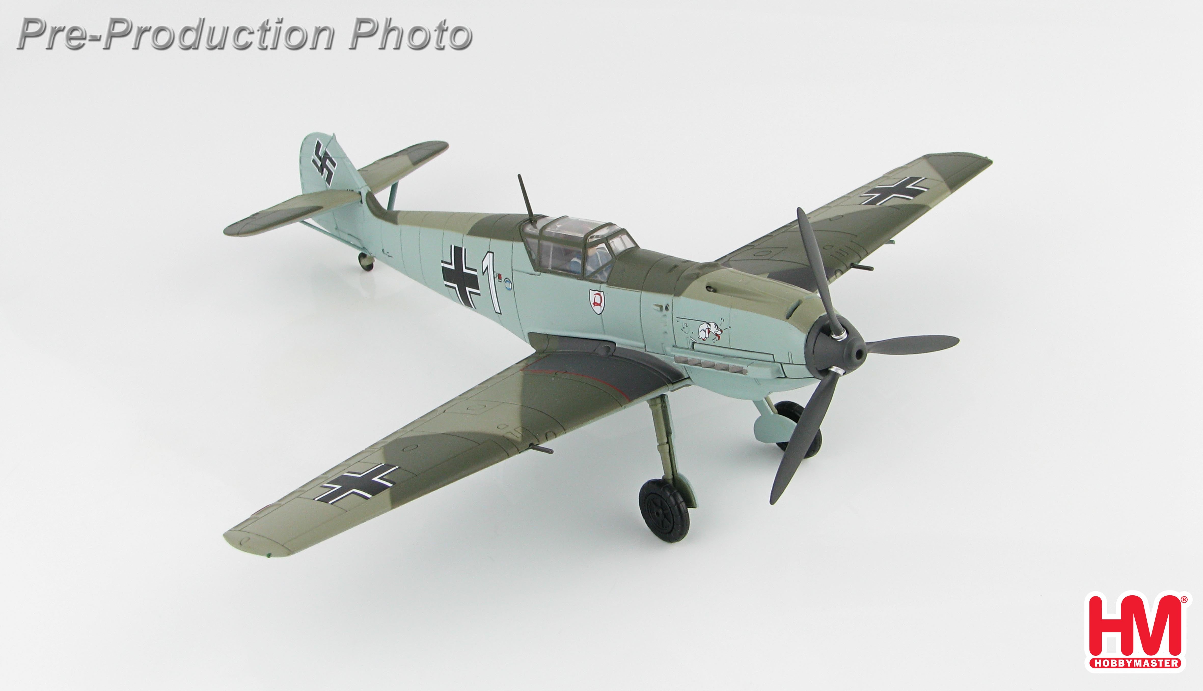 Bf109E-3 German Air Force 2nd Fighter Wing 1st Squadron Lt. Otto Bertram's aircraft May 1940 #1 1/48 [HA8705]