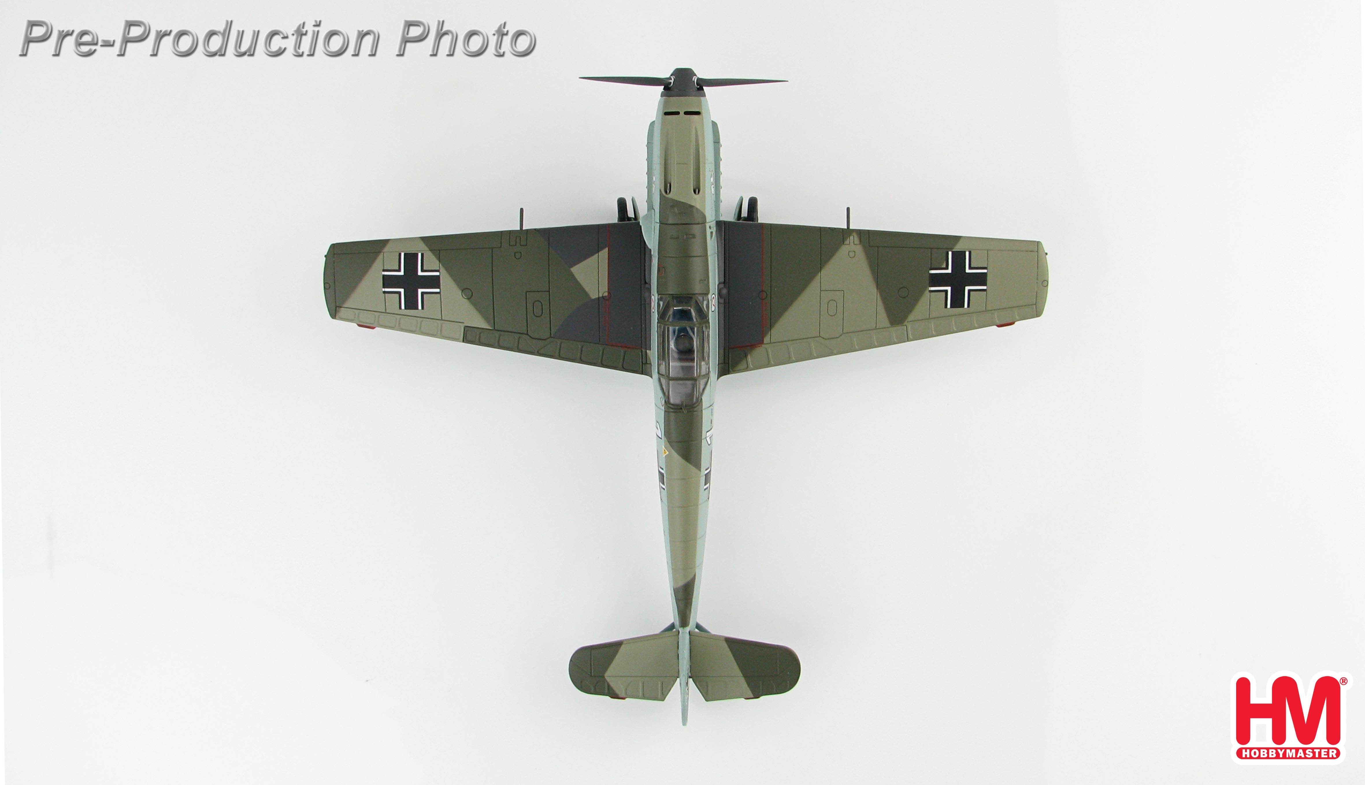 Bf109E-3 German Air Force 2nd Fighter Wing 1st Squadron Lt. Otto Bertram's aircraft May 1940 #1 1/48 [HA8705]