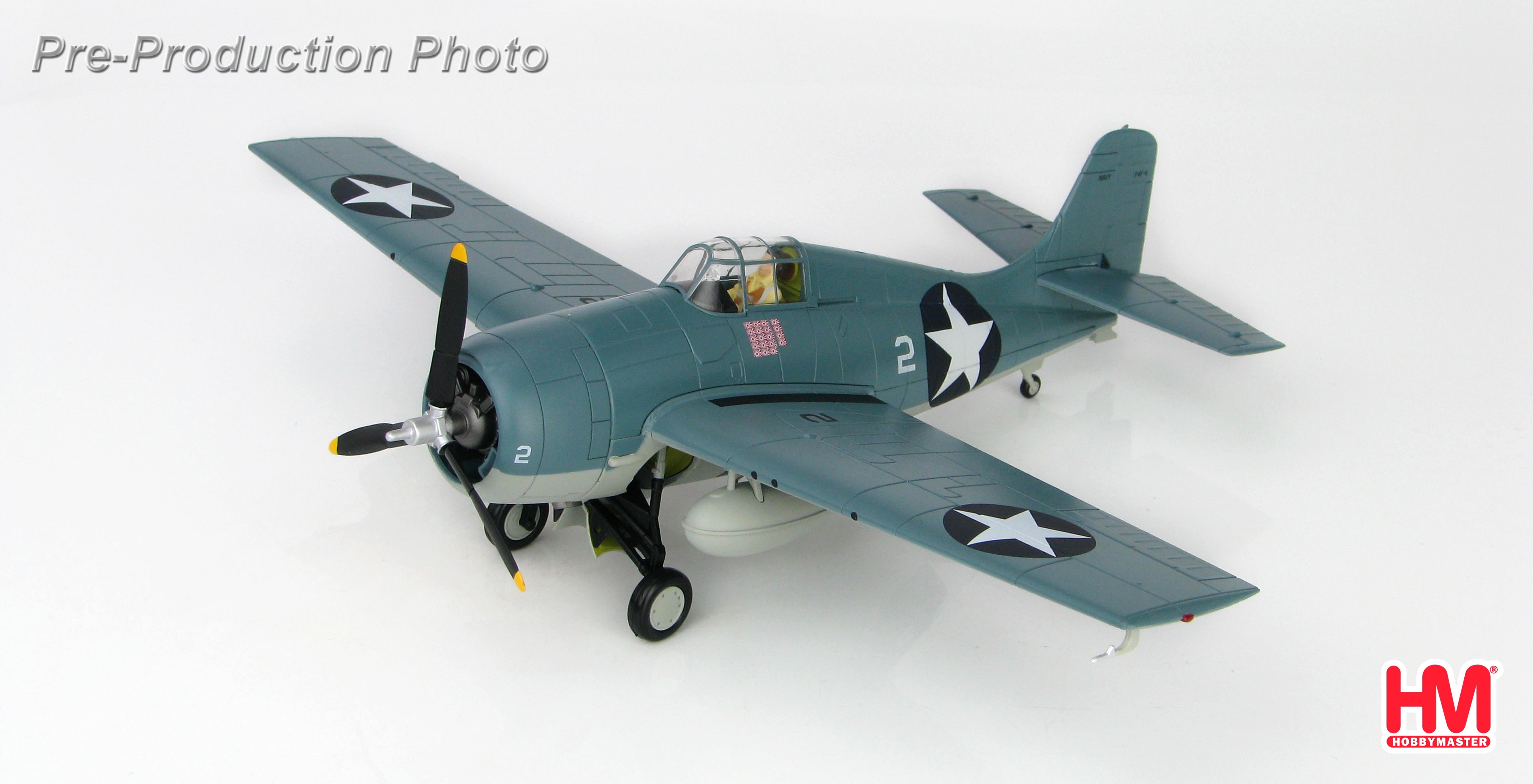 F4F-4 Wildcat USMC 223rd Marine Fighter Squadron "Bulldogs" Captain Marion Carll's aircraft Guadalcanal 1942 #2 1/48 *New mold [HA8901]