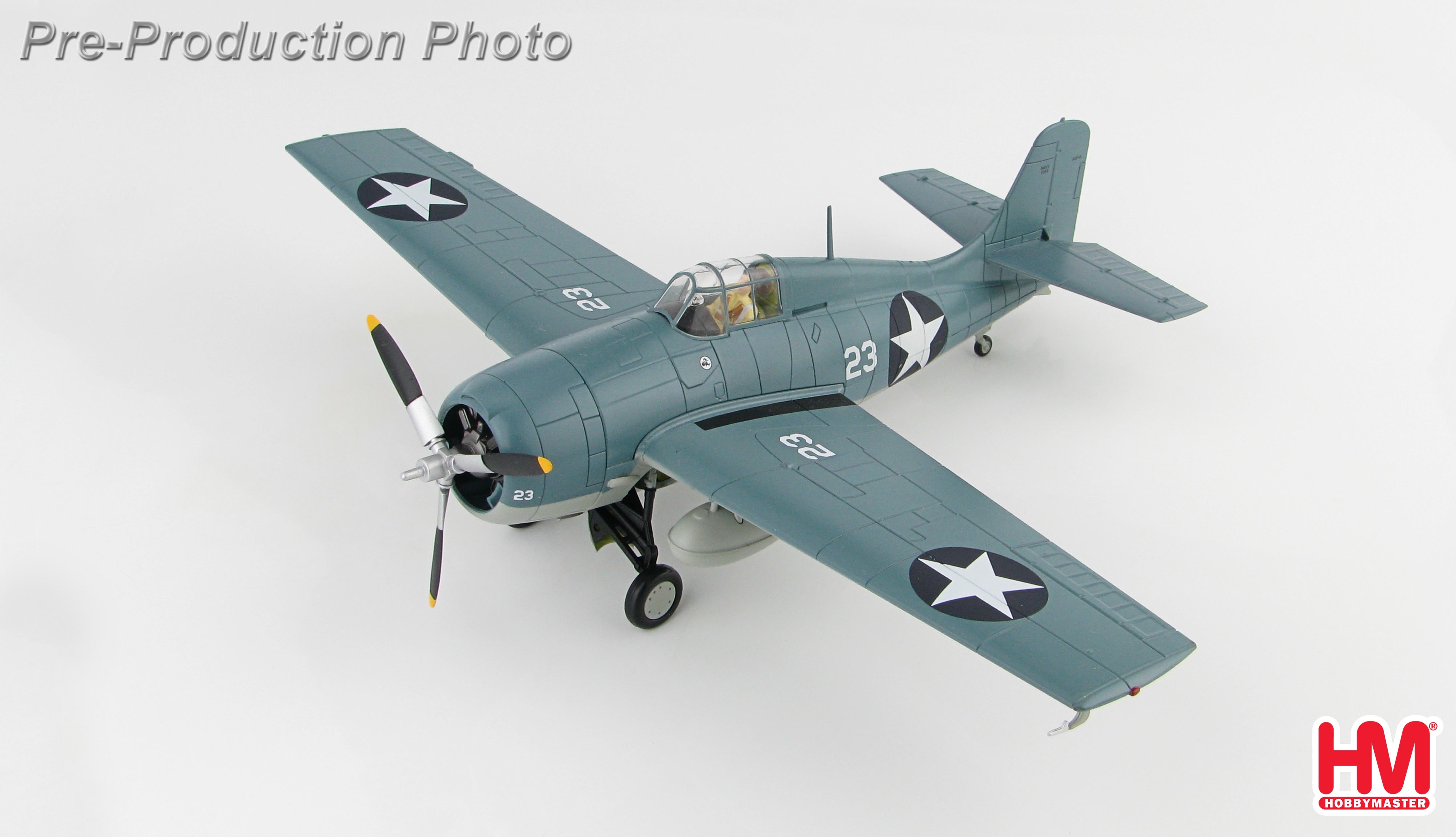 F4F-4 US Navy 3rd Fighter Squadron, Lt. Commander John Thach's aircraft, Battle of Midway, 1942 #23 1/48 [HA8902]