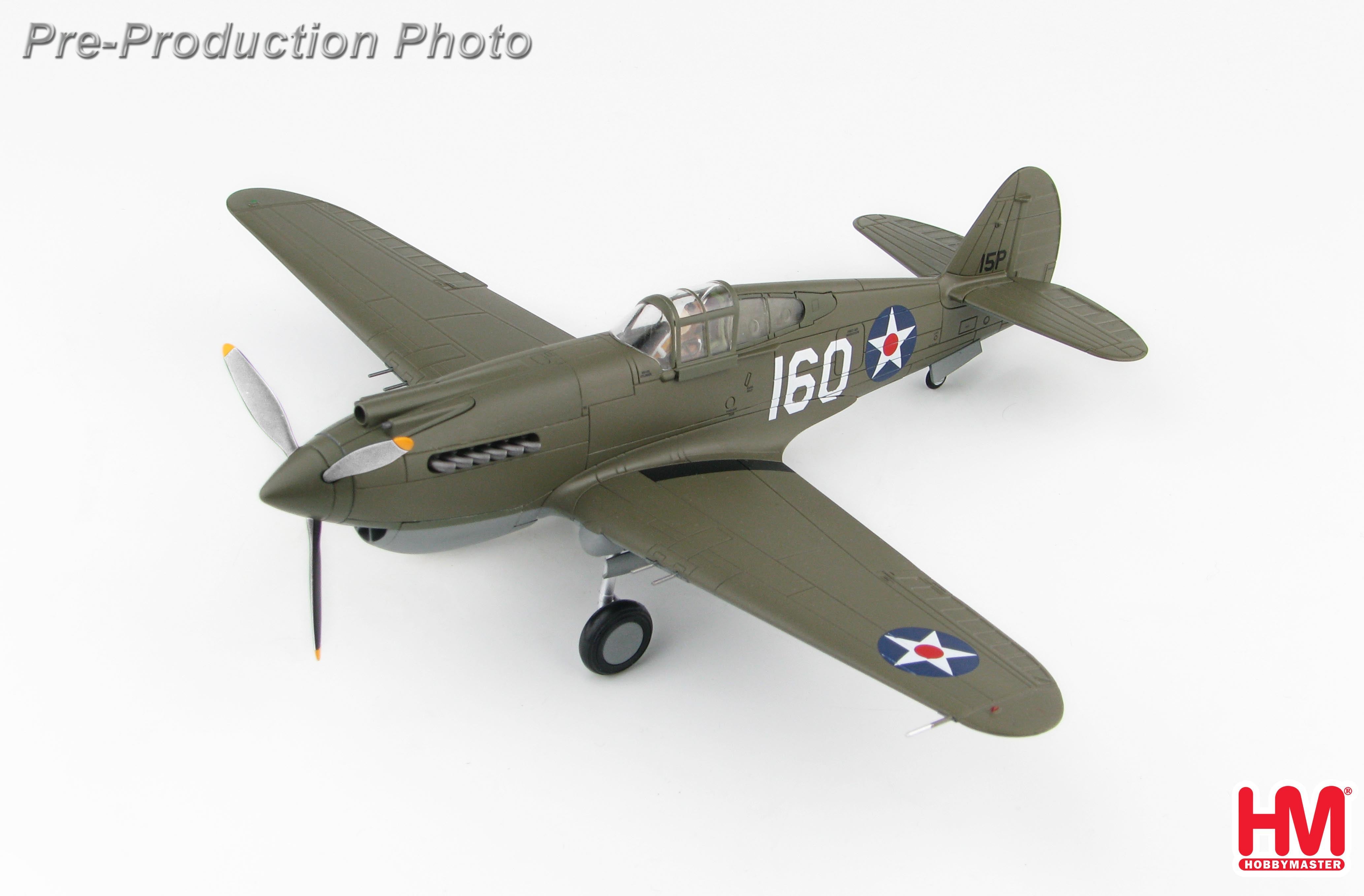 P-40B US Army Air Corps 15th Pursuit Group 47th Pursuit Squadron Lt. George S. Welch's aircraft at the time of the attack on Pearl Harbor, Wheeler Field, 1941, 1/48 *New mold [HA9201]