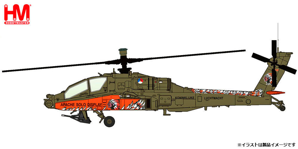 AH-64D Royal Netherlands Air Force Special Paint "Apache Solo Display Team" 2010 1/72 [HH1209]