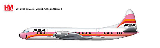 L-188Aエレクトラ パシフィック・サウスウエスト航空（アメリカ） 70年代 N6130A 1/200 [HL1011]