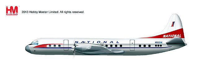 L-188A Electra National Airlines final paint job 1960s N5001K 1/200 [HL1016]