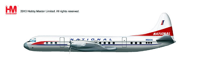L-188Aエレクトラ ナショナル航空 最終塗装 60年代 N5001K 1/200 [HL1016]