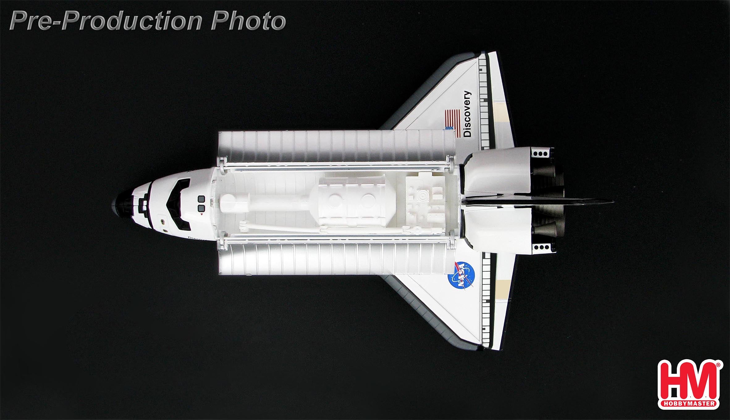 NASA National Aeronautics and Space Administration Space Shuttle Orbiter "Discovery" John Glenn / Chiaki Mukai on board October 29, 1998 OV-103 1/200 [HL1405]