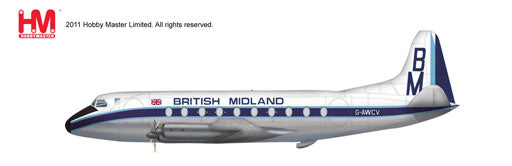 Viscount 700 British Midland Airways 1968 G-AWCV 1/200 [HL3009]