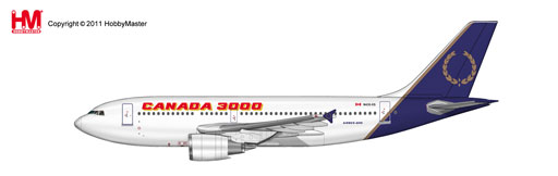 A310-300 Canada 3000 Airlines 2001 C-GRYD 1/200 [HL6004]