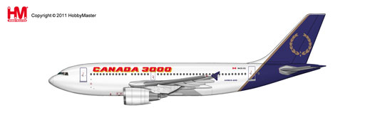 A310-300 カナダ3000航空 01年 C-GRYD 1/200 [HL6004]