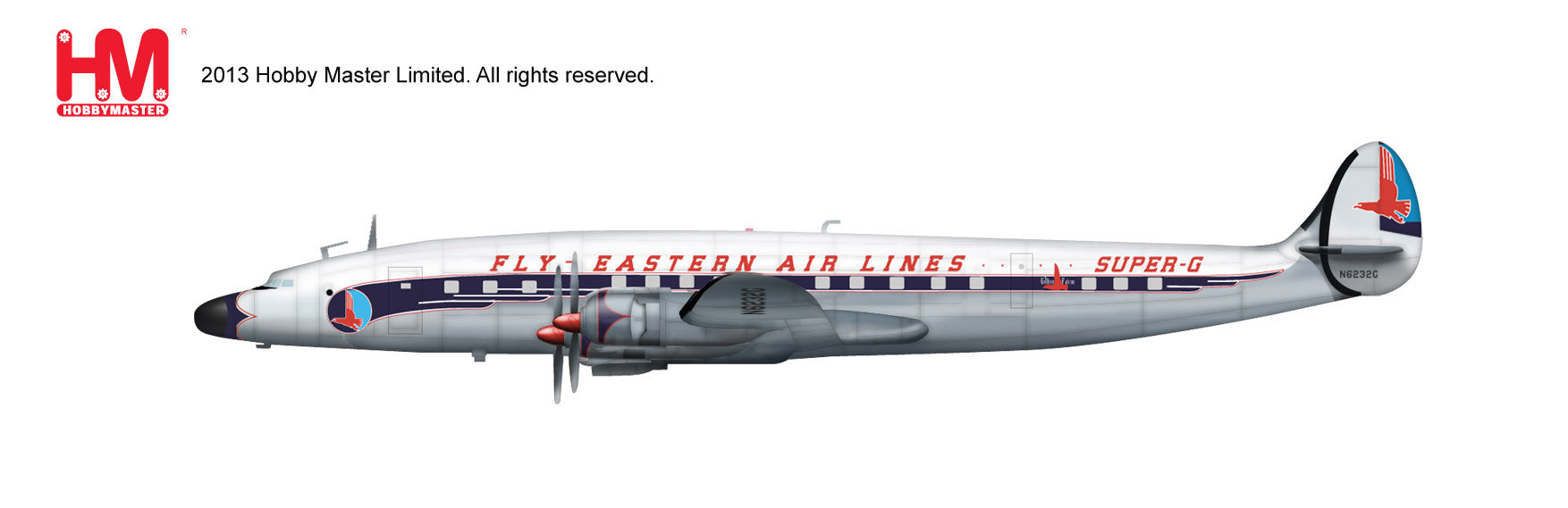 L-1049G Eastern Airlines 5-60s N6232G 1/200 [HL9011]