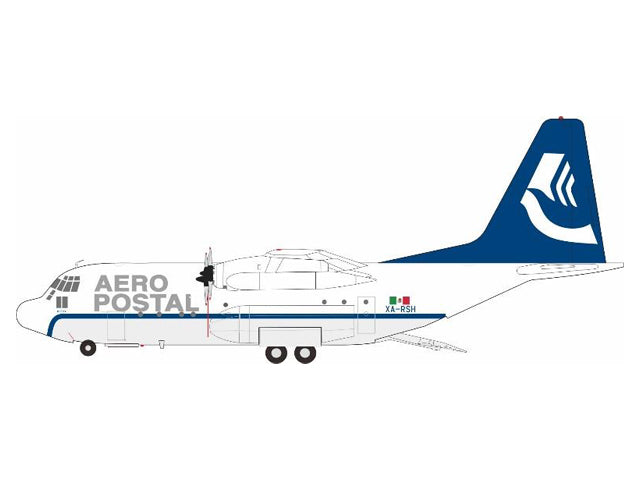 C-130A (L-182) Aeropostal Cargo de Mexico XA-RSH 1/200 [IF130APM1023] 