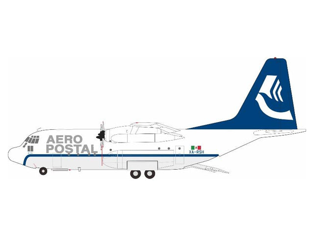 C-130A（L-182） アエロポスタル・カーゴ・デ・メキシコ   XA-RSH  1/200 [IF130APM1023]