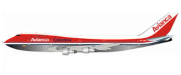 747-200BM アビアンカ・コロンビア航空 80年代 HK-2980X (スタンド付属) 1/200 ※金属製 [IF27420515P]