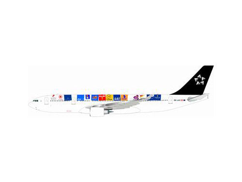 【予約商品】A330-200 オーストリア航空 特別塗装 「スターアライアンス」 00年代 （スタンド付属） OE-LAO 1/200 ※金属製 [IF3320417]