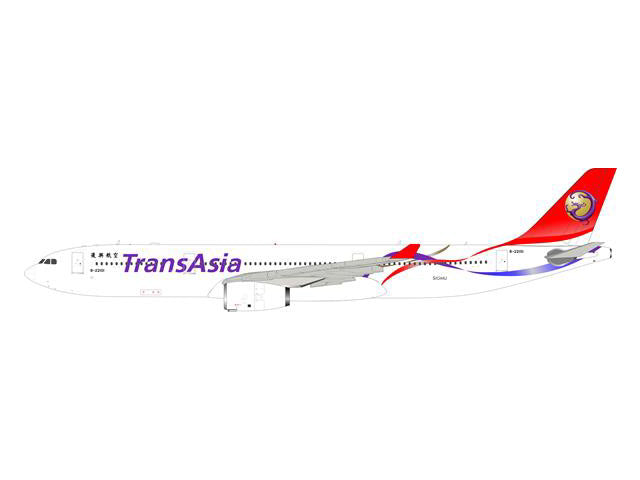 A330-300 TransAsia Airways (Future Airlines) Stand included 2010s B-22101 1/200 *Made of metal [IF333GE001]