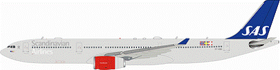 A330-300 SAS Scandinavian Airlines OY-KBN (stand included) 1/200 [IF333SK0219]