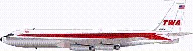 InFlight200 707-300 TWA トランスワールド航空 「Super Jet」 N763TW 1/200 [IF7071014P]