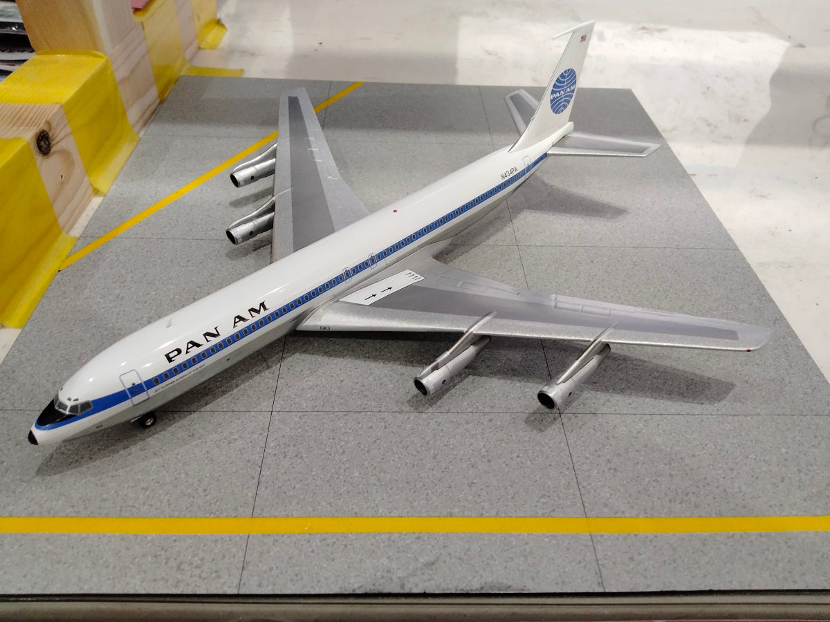 707-300 Pan American World Airways 1970s Polished finish (stand included) N434PA 1/200 [IF707PA1120P]