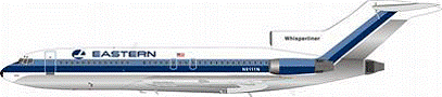 727-100 イースタン航空 70年代 白色 （スタンド付属） N8111N 1/200 ※金属製 [IF721EA0918P]