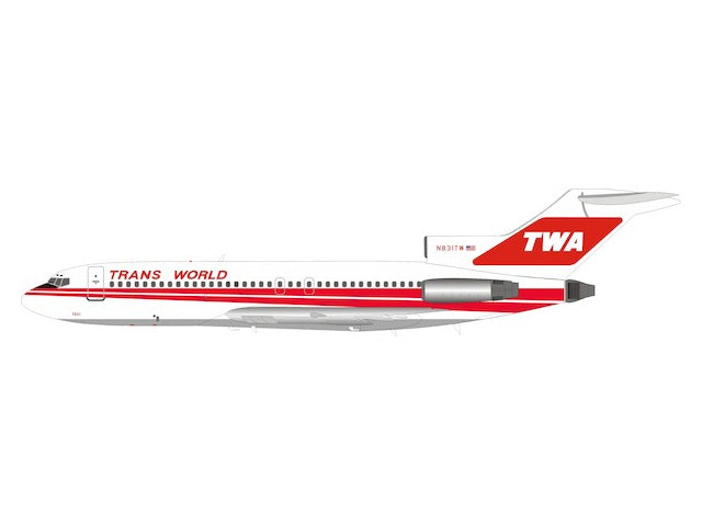 727-31 TWA Trans World Airlines N831TW with stand 1/200 [IF721TW1219]