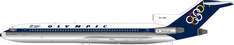 [Pre-order item] 727-200 Olympic Airlines 1980s Polished finish SX-CBE 1/200 [IF722OA0123P]