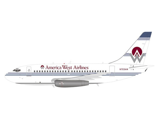 737-100 America West Airlines 1980s N703AW 1/200 *Made of metal [IF731HP001]