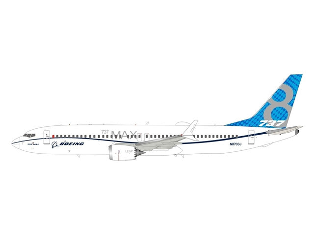 737-8 Max ボーイング社 ハウスカラー N8703J （スタンド付属） 1/200 ※金属製 [IF737MAX001]