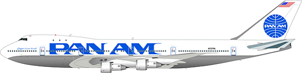 747-100 パンアメリカン航空(パンナム) 80年代 ビルボード塗装 N737PA Polished (スタンド付属) 1/200 ※金属製 [IF7411115P]