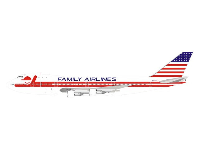 [Pre-order item] 747-100 Family Airlines N93117 (stand included) 1/200 [IF741FAM0519]