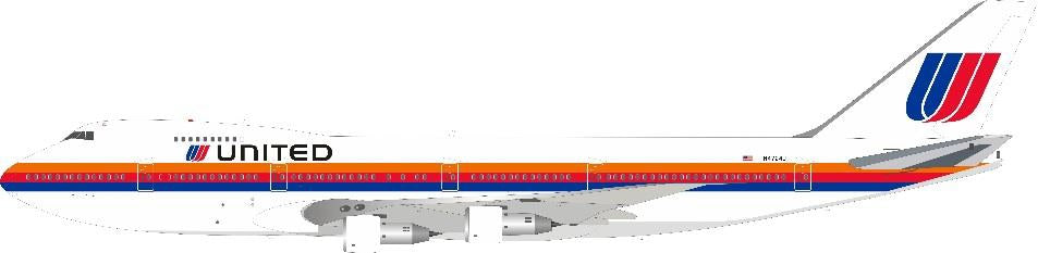 747-100 United Airlines N4724U 1/200 [IF741UA0819]