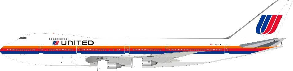 747-100 ユナイテッド航空 N4724U 1/200 [IF741UA0819]