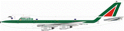 747-200 Alitalia 1980s I-DEML (stand included) 1/200 *Made of metal [IF7421116]