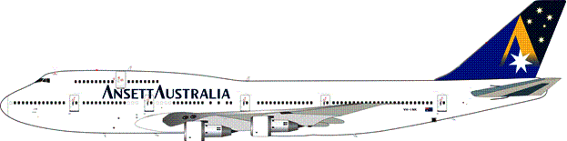 747-300 アンセット・オーストラリア航空 90年代 VH-INK （スタンド付属） 1/200 ※金属製 [IF743AN001]