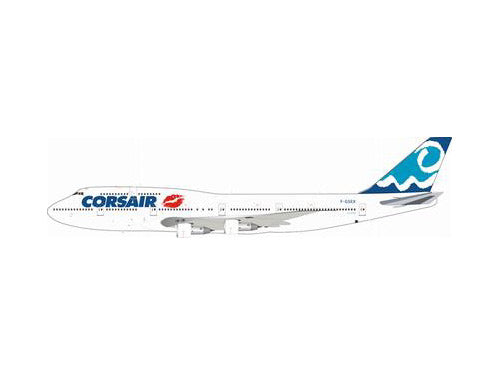 747-300 コルスエール（フランス） 90-00年代 （スタンド付属） F-GSEX 1/200 ※金属製 [IF743SEX0619]