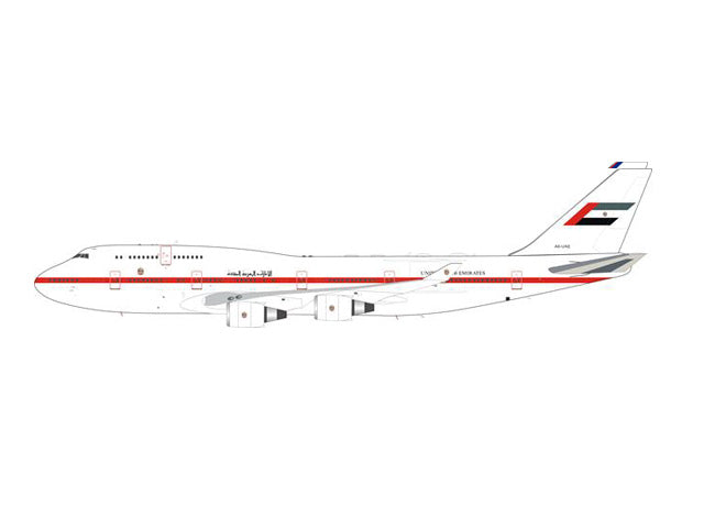 [Pre-order item] 747-400 UAE United Arab Emirates government aircraft 00s (stand included) A6-UAE #10001 1/200 *Made of metal [IF7441116]