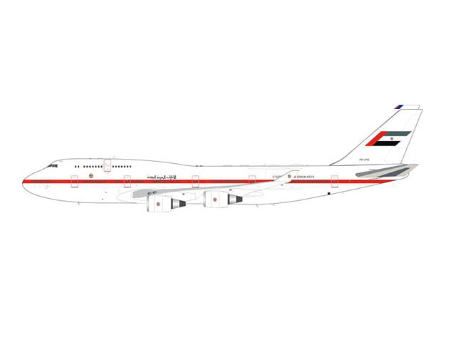 【予約商品】747-400 UAEアラブ首長国連邦 政府専用機 00年代 （スタンド付属） A6-UAE #10001 1/200 ※金属製 [IF7441116]