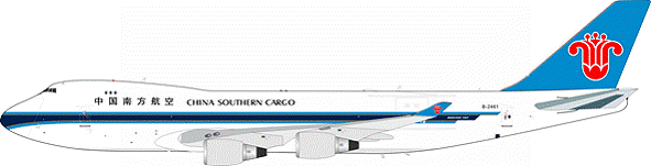 747-400F (SCD/Cargo type) China Southern Airlines Cargo (stand included) B-2461 1/200 *Made of metal [IF744CZ2461]