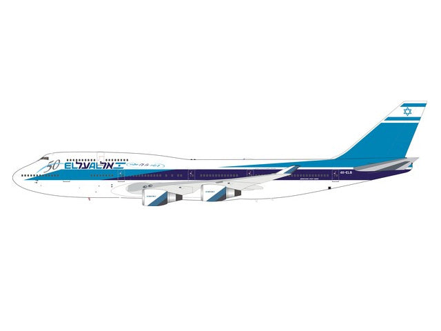 747-400 エルアル・イスラエル航空 90年代 4X-ELB 1/200 ※金属製 [IF744ELAL50]