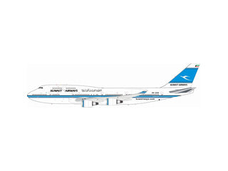 747-400 Kuwait Airways "Al-Jabriya" 9K-ADE (stand included) 1/200 [IF744KU1217]