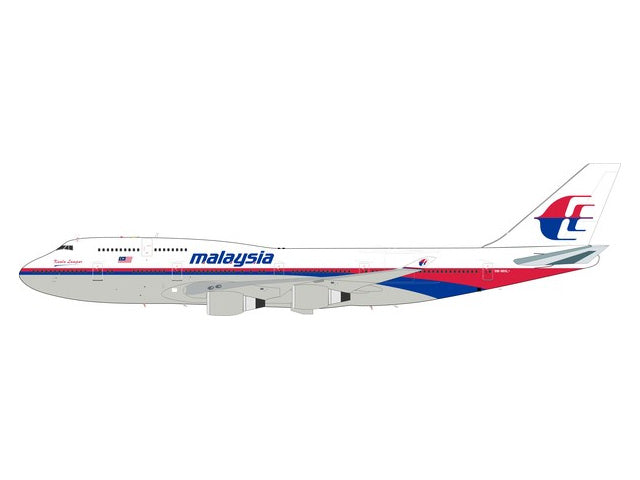 747-400M マレーシア航空 90年代 （スタンド付属） 9M-MHL 1/200 ※金属製 [IF744MH01]