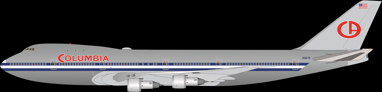 747 映画「エアポート’75」 コロンビア航空 N9675 POLISHED (スタンド付属) 1/200 [IF7471975P]