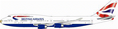 747-400 British Airways special paint "Rio Olympics/Gold Nose" (gold stand included) G-CIVA 1/200 *Made of metal [IF747BA001]