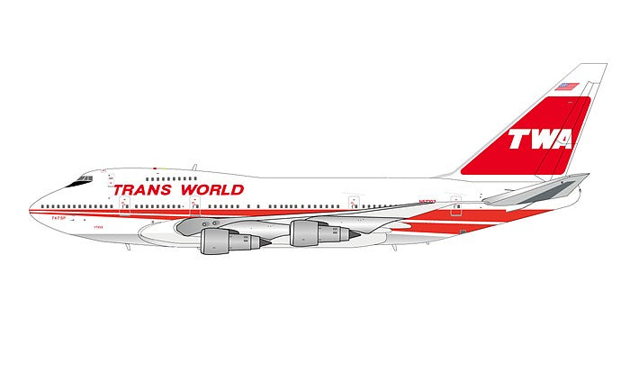 747SP TWA (トランスワールド)航空 80年代 N57202 1/200 [IF747SP088]