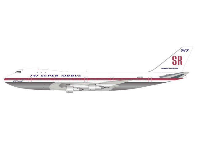 747-100SR ボーイング社 ハウスカラー 70年代 （スタンド付属） JA8114 1/200 ※金属製 [IF74SR01P]