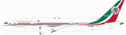 787-8 Mexican Air Force Presidential Plane XC-MEX (TP-01) (stand included) 1/200 *Made of metal [IF7870716]