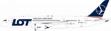 787-8 LOT Polish Airlines SP-LRD (stand included) 1/200 *Made of metal [IF78780217]