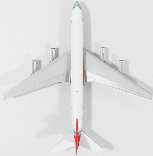 インフライト１／２００エアカナダＤＣ－８－６３金属製ダイキャストモデル完成品 InFlight200 DC-8-62 ネーションエア（カナダ） 80年代 C-GMXR 1/200